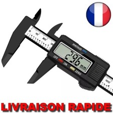 Pied Coulisse Numérique Electronique Fibre Carbone 150mm Micromètre Outil Mesure