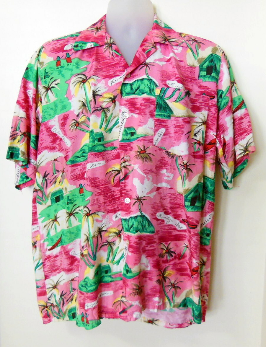 VINTAGE NATIONAL SPORTS SHIRTS .. HAWAIIAN SHIRT | eBay