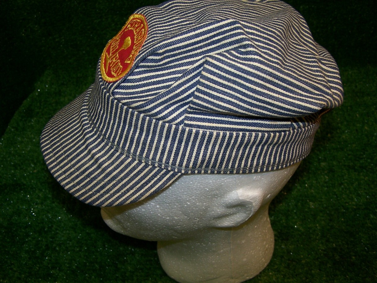 VINTAGE CHILD'S STRASBURG RAILROAD ENGINEER HAT / CAP