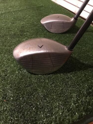 Callaway Big Bertha War Bird & Big Bertha 3-7 Woods Set Firm Graphite - Picture 2 of 9
