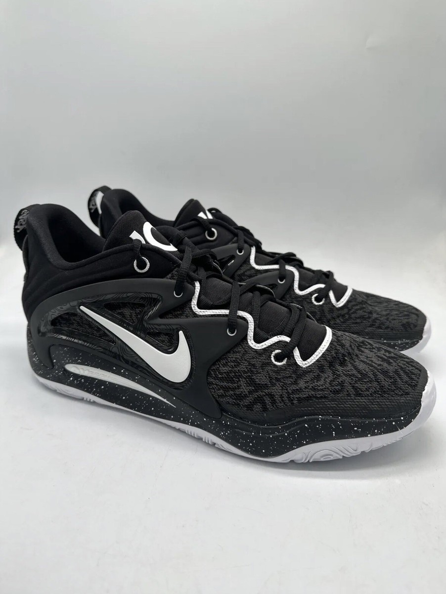 Nike KD 15 TB Low Black White Speckled DO9826-002 Men display picture 1