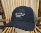 GLACIER RAFT COMPANY MONTANA Hat Snapback Cap Mesh Back Ouray Black NWOT