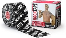 RockTape Unisex Rocktape 3 Extra Sticky H2O Black Logo Tape Small,... 