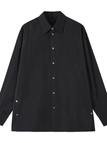 donclickin Lemaire*vibe 25SS New Glossy Dry Silk Shirt –Sage Green Black Edition - Foto 3 di 23