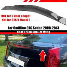 Gloss Black Rear Trunk Spoiler Lip Wing For Cadillac CTS Sedan 2008-2013 2009