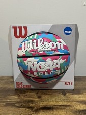 Wilson Composite Leather NCAA Legend Gold Series Basketball Pink Blue Green...