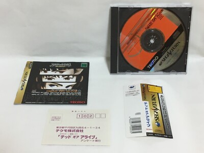 Sega Saturn Dead or Alive DOA mit Spine SS DOA Tecmo Spiel Japan JP