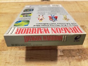 RARE! Dragon Warrior II (NES, 1990) Authentic, Tested, Working! MUST SEE!