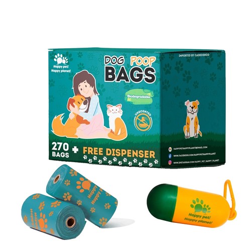 Amazon Dog Poop Bag Dispenser Station With Solar Led Light - Main Image