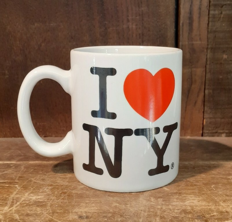 I Love NY Espresso Cup Small Ceramic Coffee Mug w/ Handle I Heart New York  2.75"