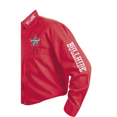 Westernhemd Hemd Rodeo Bullhide PBR rot Bestickt Cowboy | eBay