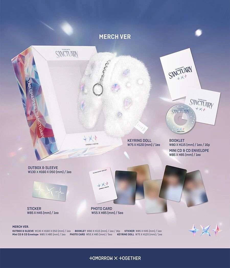 TXT THE STAR CHAPTER : SANCTUARY 7th Mini Album MERCH Ver/Mini CD+