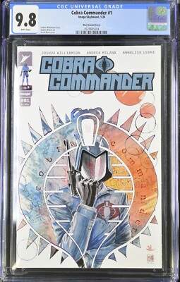 COBRA COMMANDER #1 RETAILER INCENTIVE 1:250 MACK VARIANT CGC 9.8      