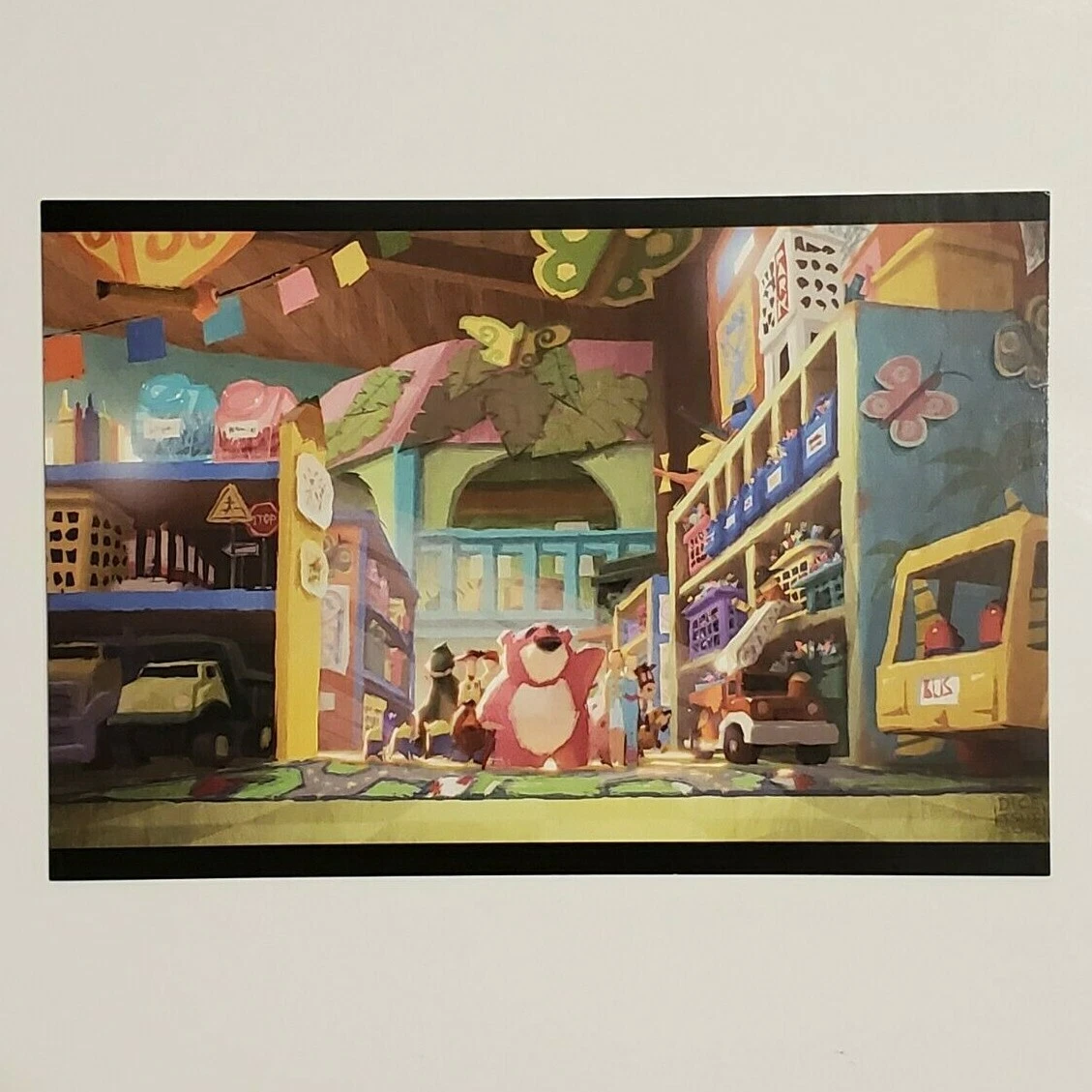 Toy Story 3 Postcard Lotso Rex Art of Pixar Collection Disney | eBay