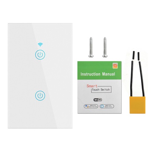 1/2/3 WiFi Smart Life Wall Touch Light Switch Glass Panel For Alexa/Google APP - Picture 14 of 18