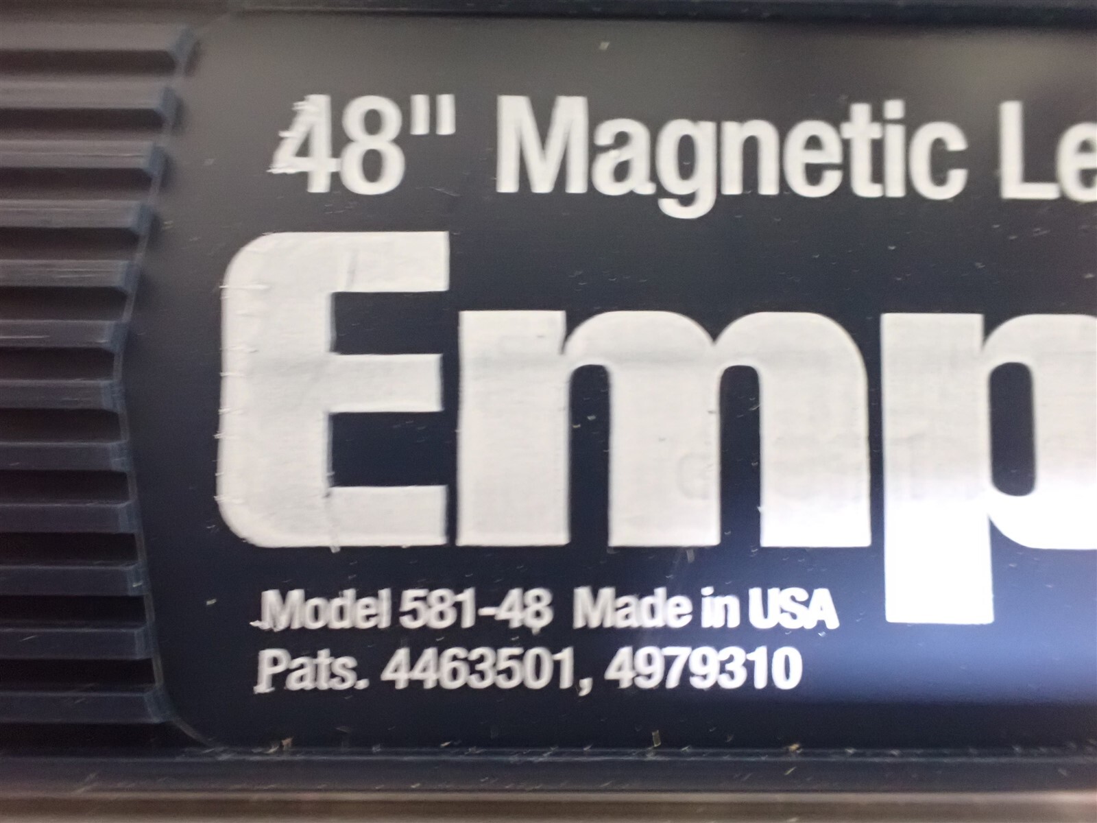 NEW Empire 581-48 48" 3 Vial Aluminum Magnetic Level (Q8)