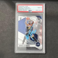2020-21 Panini Mosiac #234 Udoka Azubuike AUTO 10 Signed Card PSA/DNA Encapsulat