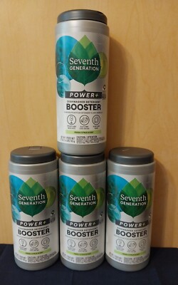 SEVENTH GENERATION 4 LOT Power+ Dishwasher Detergent Booster Fresh Citrus 27 oz