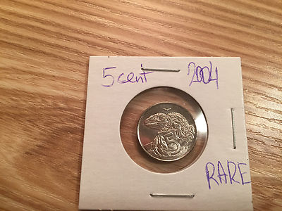 NEW ZEALAND : 2004 UNCIRCULATED 5 CENTS COIIN !!!SCARCE | eBay