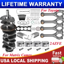 Overhaul Engine Rebuild Kit For Toyota Camry RAV4 Matrix Scion 2.4L 2AZFE 1AZFE
