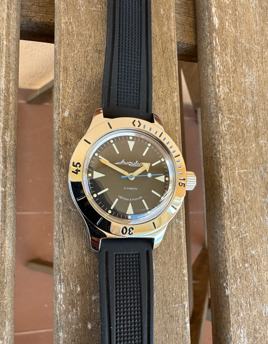 Vostok Amphibia 120512 Watch Scuba Dude Diver Mechanical Automatic
