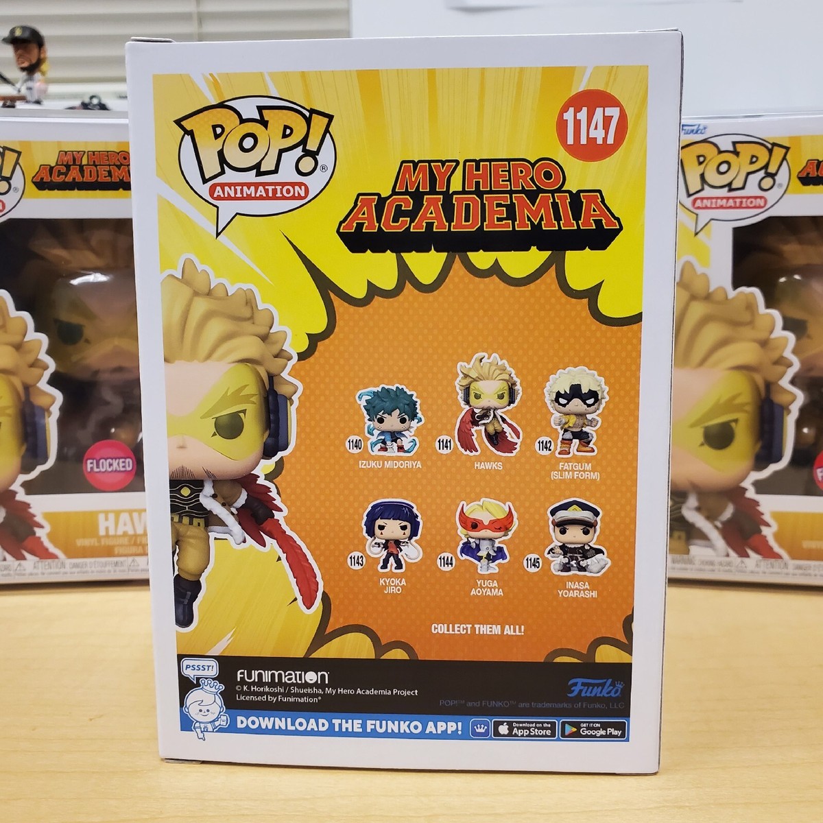 未開封】ヒロアカ ホークス pop funko Flocked Hawks Funko Pop