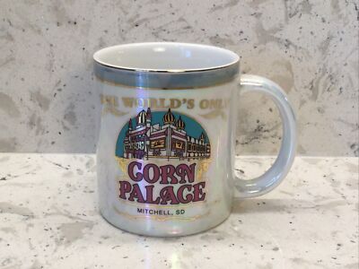 World's Only Corn Palace Souvenir 10 ounce Coffee Mug Mitchell South Dakota