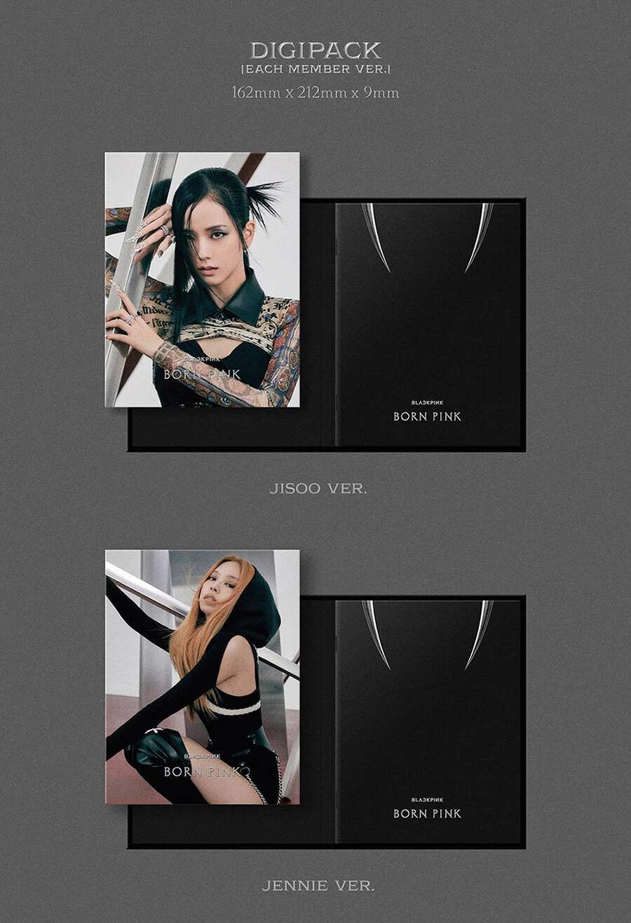 BLACKPINK BORN PINK Album DIGIPACK 4 Ver SET 4CD+POSTER+4 Photo