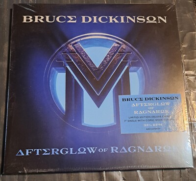 BRUCE DICKINSON Afterglow of Ragnarok  - 7'' Deluxe Comic Gatefold - Brand New 