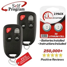 2 Remote Key Fob for 2001 2002 2003 2004 Mazda MX-5 Miata