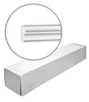 Profhome 151321 Wand- und Friesleisten 1 Karton SET mit 48 Zierleisten | 96 m