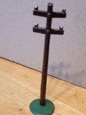 VERY NICE 1930s MANOIL 77 M101 LEAD DIME STORE G.I. SOLDIER TELEPHONE POLE
