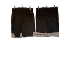 Boys Champion shorts slim style, boys sz 18-20, blk/gray hits, pockets, NWOT