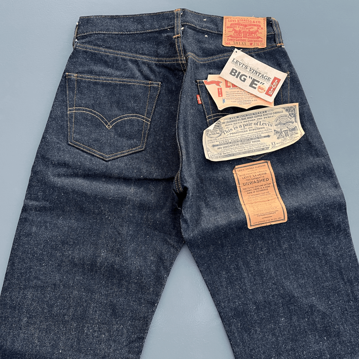 LEVI'S 501XX 501-0003 W31 L36 Valencia factory made 1955 LEVI'S 501XX 501-0003 W31 L36 Valencia factory made 1955