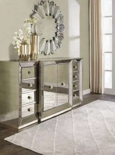 Mirror Buffet Sideboard Furniture Hallway Console Chest Dressing