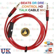 BEATS DR DRE CONTROL HD TALK CABLE MIC-REPLACEMENT FOR SOLO / STUDIO HEADPHONES