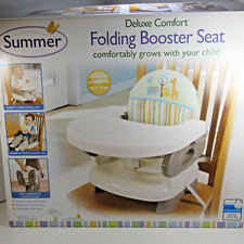 SUMMER Folding Booster Seat Deluxe Comfort Grows with Your Child in Original Box