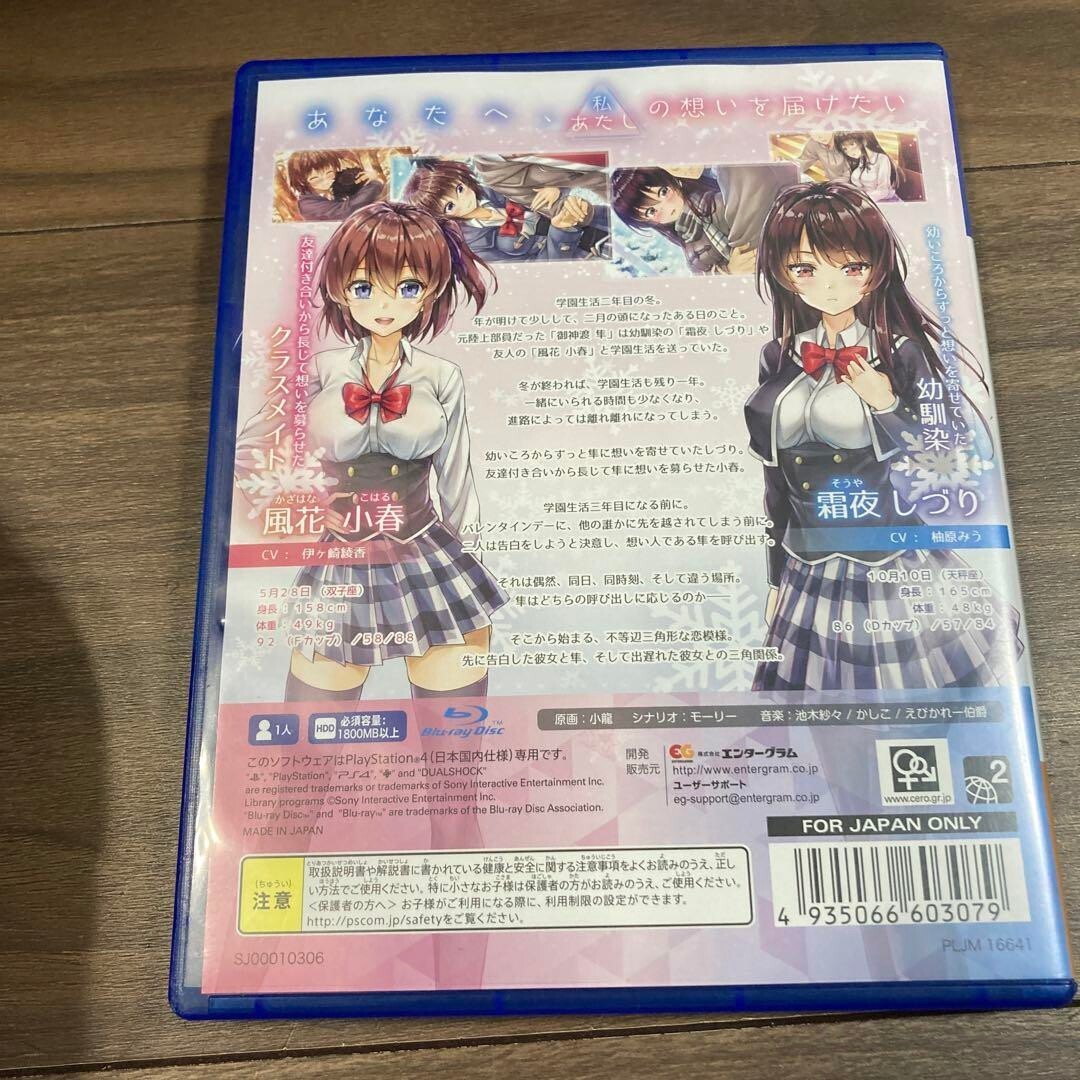 SONY PlayStation4 PS4 Aikano Yukizora no Triangle Japan PLJM