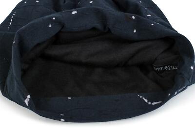 StyleBREAKER Beanie Mütze – Slouchy Mit Falten & Farbklecksen, Unisex, Weiches Material