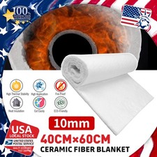 Ceramic Fiber Insulation Thickness 0.4 inch 2500 F Fireproof Insulation Blanket