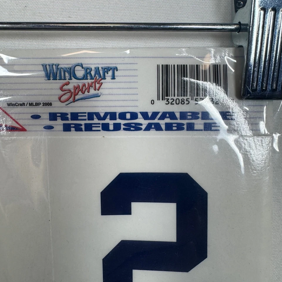 Derek Jeter 15"x12" Ultra Decals 2 Reusable MLB Baseball New York Yankees - Image 4 of 4