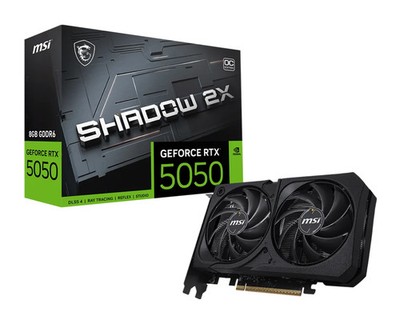 MSI GeForce RTX 5050 8GB Nvidia Graphics Card, GDDR6, HDMI & DP Ports, Brand New