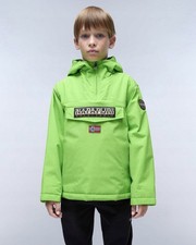 Napapijri Rainforest Winter Kids Jacket Coat Green Macaw Size 12 NEW WITH TAGS