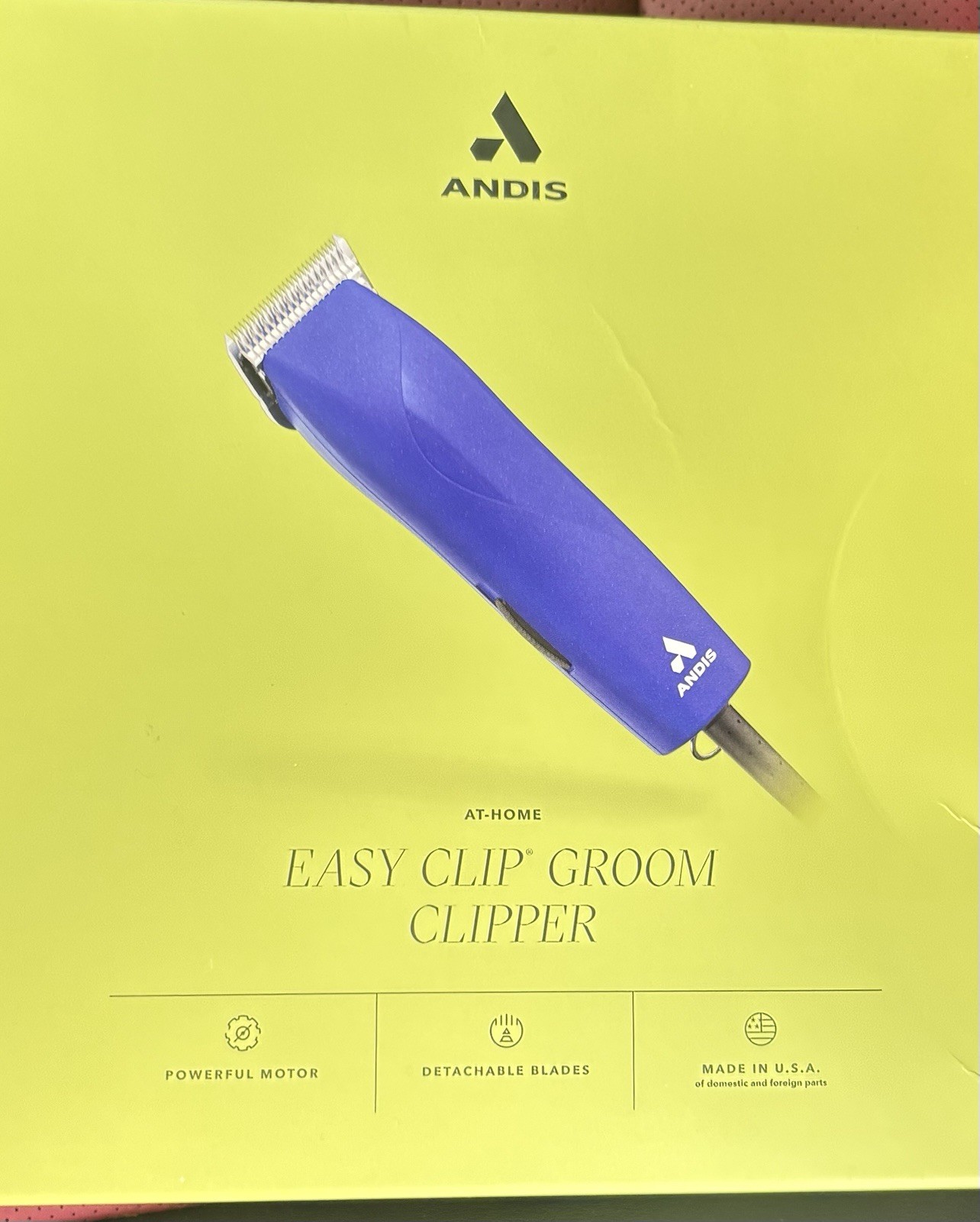 Andis Easy Clip Animal Groom Clipper Dog Cat Grooming Detach