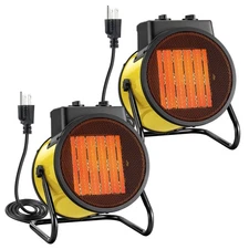 Electric Heater for Indoor Use, 1500W Quick Heating Portable Garage Heater wi...