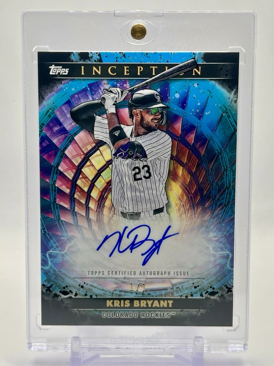 Kris Bryant Autographed Baseball Sports Trading Cards