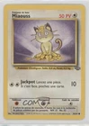 Meowth French Pokemon Jungle #56 1999