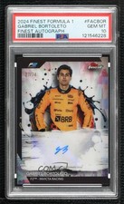 2024 Topps Finest Formula 1 27/74 Gabriel Bortoleto PSA 10 GEM MT Auto 15zs