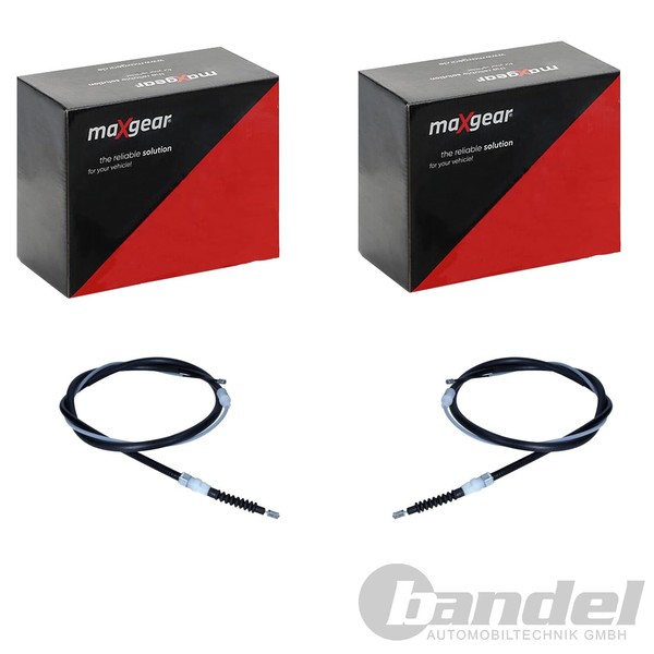 2X Maxgear Handbremsseile Passend FüR Peugeot 308 Scheibenbremse-image