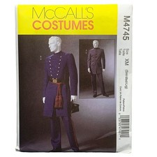 Uncut McCall's M4745 Men's Civil War Costumes Size S-M-L 2004